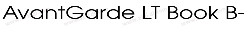 AvantGarde LT Book B字体转换